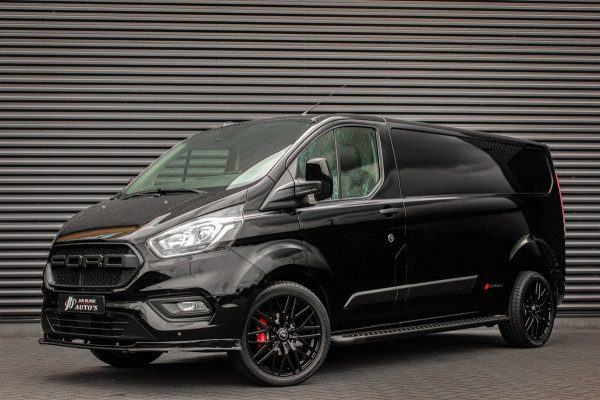 Ford Transit Custom 300 2.0 TDCI L2H1 JB-EDITION / 130PK AUTOMAAT / FULL BLACK / RAPTOR GRILL / SIDE-BARS / TREKHAAK /APPLECARPLAY