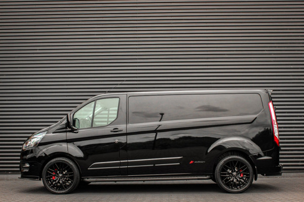 Ford Transit Custom 300 2.0 TDCI L2H1 JB-EDITION / 130PK AUTOMAAT / FULL BLACK / RAPTOR GRILL / SIDE-BARS / TREKHAAK /APPLECARPLAY