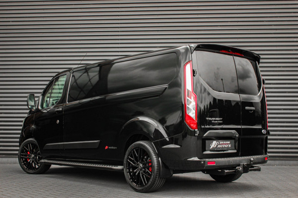 Ford Transit Custom 300 2.0 TDCI L2H1 JB-EDITION / 130PK AUTOMAAT / FULL BLACK / RAPTOR GRILL / SIDE-BARS / TREKHAAK /APPLECARPLAY