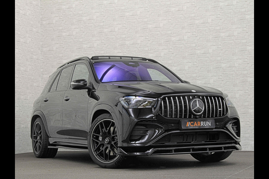 Mercedes-Benz GLE AMG 53 Hybrid Aerodynamic pakket | Carbon | Stoelventilatie | 360 Camera | Head-Up | Burmester | Trekhaak | Carbon | 4-Zone Clima | AMG Drive-Unit | 22 Inch | Keyless-Go | Night-Pakket | Memory | Luchtvering | Carplay | Stuurverwarming | Bekerhouder Clima | Draadloos Laden |