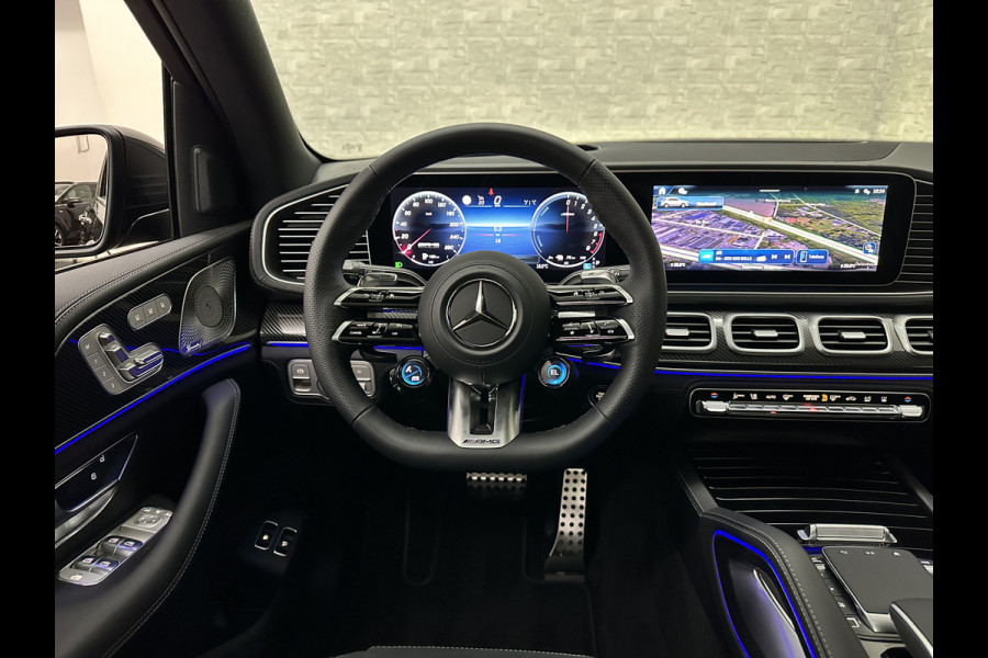 Mercedes-Benz GLE AMG 53 Hybrid Aerodynamic pakket | Carbon | Stoelventilatie | 360 Camera | Head-Up | Burmester | Trekhaak | Carbon | 4-Zone Clima | AMG Drive-Unit | 22 Inch | Keyless-Go | Night-Pakket | Memory | Luchtvering | Carplay | Stuurverwarming | Bekerhouder Clima | Draadloos Laden |