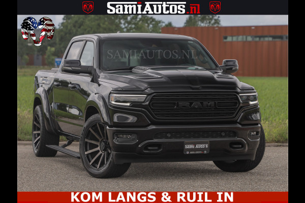 Dodge Ram LIMITED HULK | 5.7 V8 402PK " HEMI | HUD | LUCHTVERING | PANO | MWK KLEP | MEGA VOL | DC | 5 PERS | CREW CAB | DUBBELE CABINE | GRIJSKENETEKN | MEEST COMFORTABELE BEDRIJFSAUTO |
