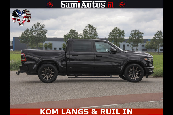 Dodge Ram LIMITED HULK | 5.7 V8 402PK " HEMI | HUD | LUCHTVERING | PANO | MWK KLEP | MEGA VOL | DC | 5 PERS | CREW CAB | DUBBELE CABINE | GRIJSKENETEKN | MEEST COMFORTABELE BEDRIJFSAUTO |