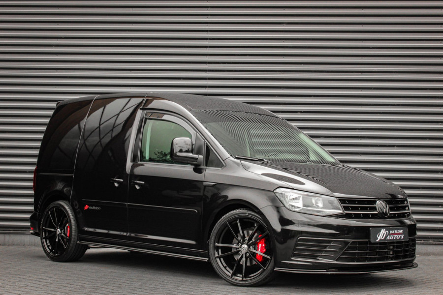 Volkswagen Caddy 2.0 TDI 185PK JB- EDITION / FULL BLACK / SCHROEFSET / LEDEREN BEKLEDING / NIEUWSTAAT / ELEK- PAKKET / MAXTON PACK