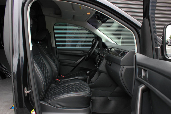 Volkswagen Caddy 2.0 TDI 185PK JB- EDITION / FULL BLACK / SCHROEFSET / LEDEREN BEKLEDING / NIEUWSTAAT / ELEK- PAKKET / MAXTON PACK