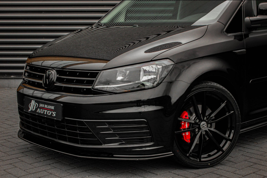 Volkswagen Caddy 2.0 TDI 185PK JB- EDITION / FULL BLACK / SCHROEFSET / LEDEREN BEKLEDING / NIEUWSTAAT / ELEK- PAKKET / MAXTON PACK