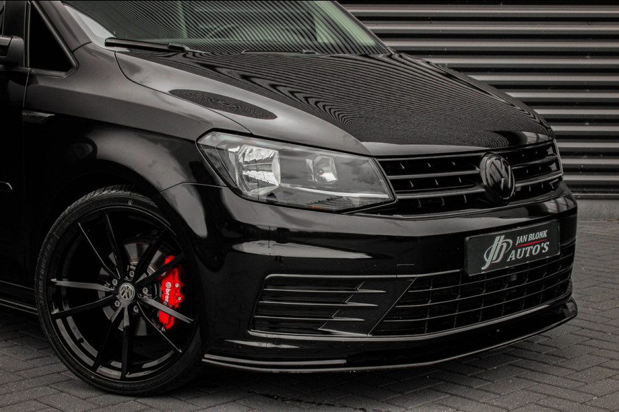 Volkswagen Caddy 2.0 TDI 185PK JB- EDITION / FULL BLACK / SCHROEFSET / LEDEREN BEKLEDING / NIEUWSTAAT / ELEK- PAKKET / MAXTON PACK