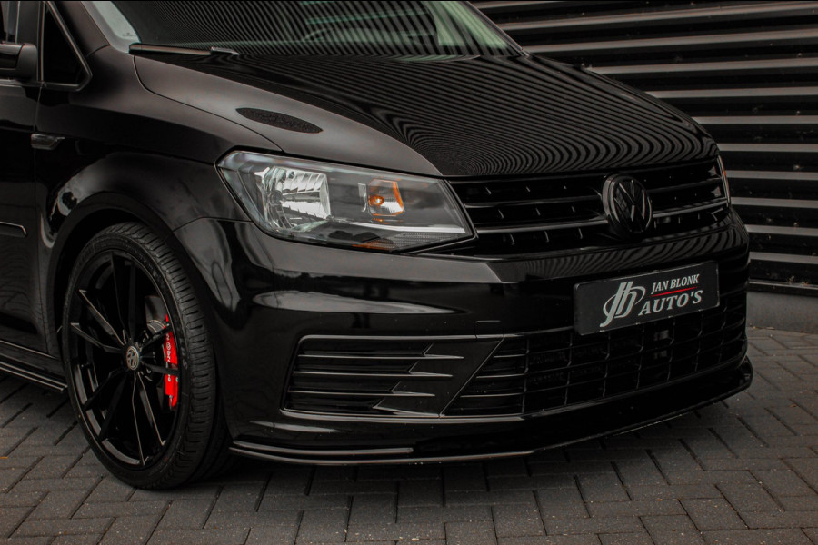 Volkswagen Caddy 2.0 TDI 185PK JB- EDITION / FULL BLACK / SCHROEFSET / LEDEREN BEKLEDING / NIEUWSTAAT / ELEK- PAKKET / MAXTON PACK