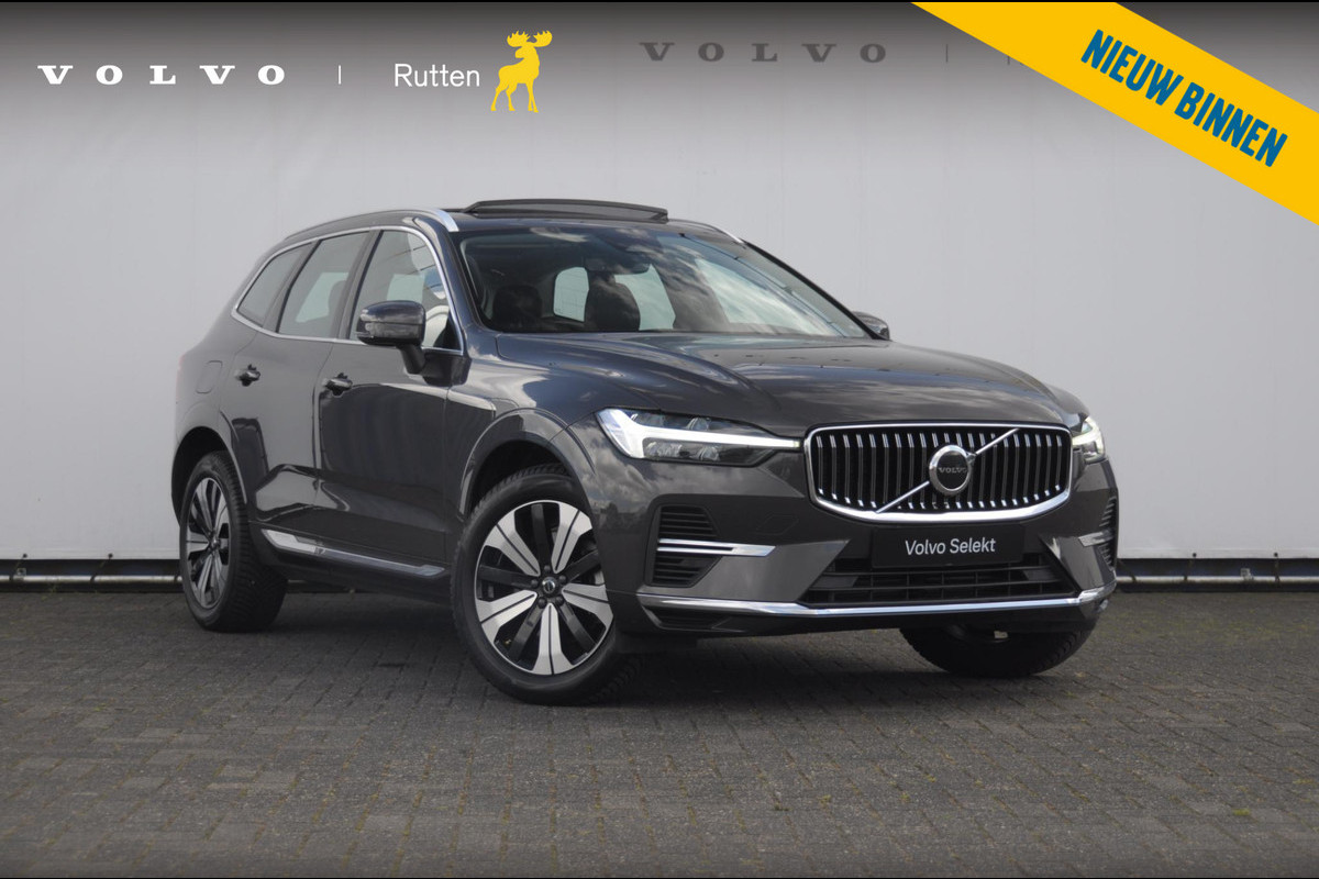 Volvo XC60 T6 350PK Automaat AWD Plus Bright / Panoramadak / Climate control / Parkeersensoren met camera / Elektrische stoelen / elektrische achterklep / Lederen bekleding / Apple carplay / Allseason banden