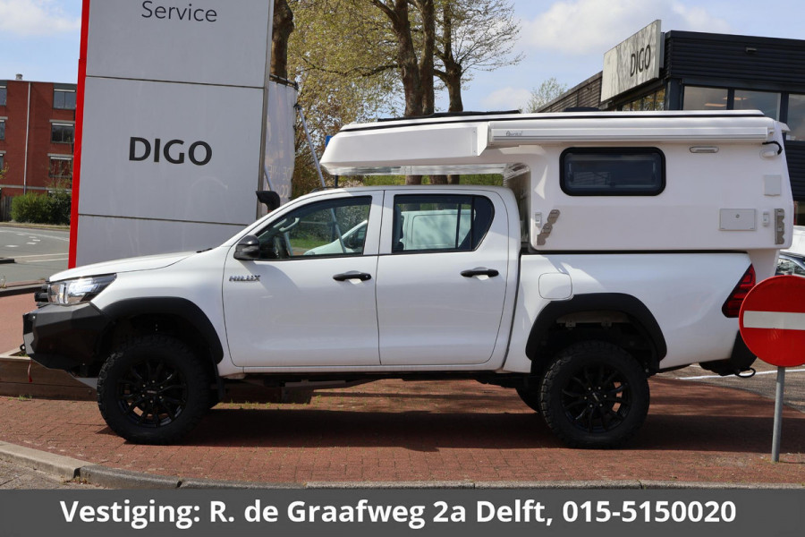 Toyota Hilux Camper 2.4 D-4D Dubbele Cabine Cool Comfort (ex.BTW) UNIEK IN NEDERLAND!