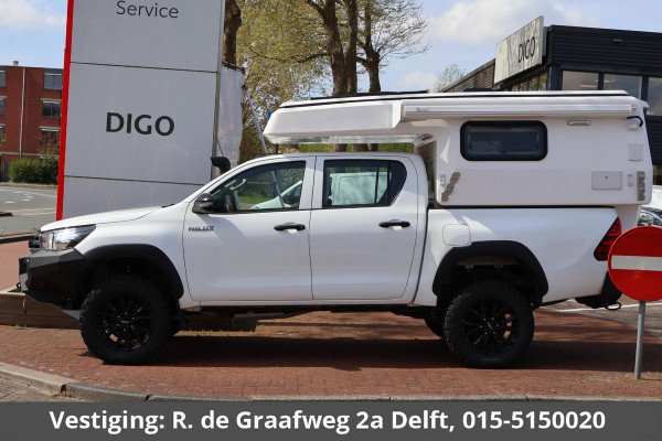 Toyota Hilux Camper 2.4 D-4D Dubbele Cabine Cool Comfort (ex.BTW) UNIEK IN NEDERLAND!