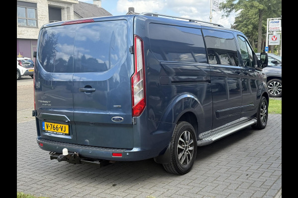 Ford Transit Custom GB 2.0 TDCi 170PK 340 L2H1 Limited | Navigatie, Parkeersensoren, Roofrails, Trekhaak, Dubbele Cabine, Dubbele schuifdeur