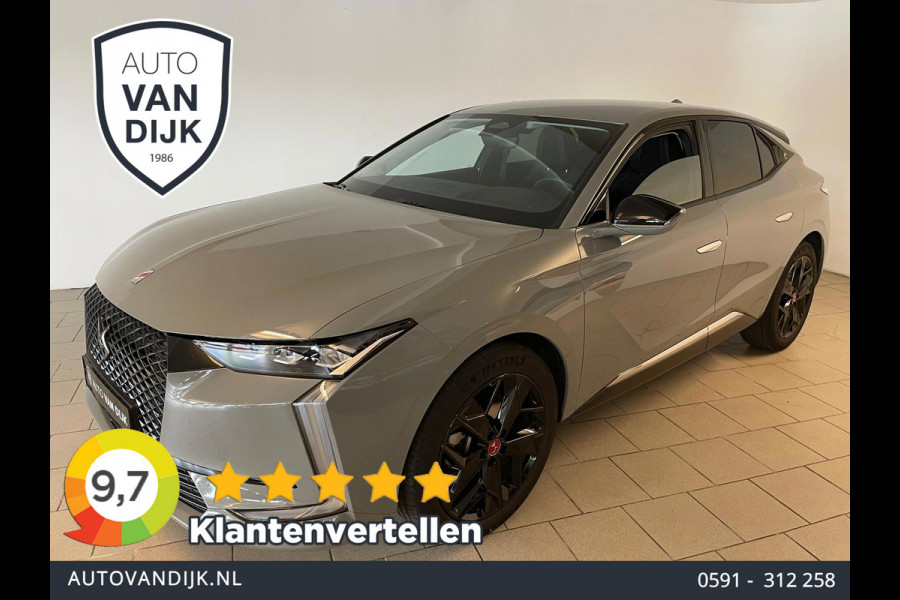 DS DS 4 1.2 Performance Line+ 130PK AUTOMAAT AIRCO CLIMA NAVI CRUISE APPLE CARPLAY ALCANTARA ZWARTE VELGEN CAMERA PDC NIEUWSTAAT