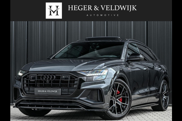 Audi Q8 60 TFSI e quattro Pro Line S Competition | Panoramadak | Luchtvering | B&O | Adaptive Cruise | Ambiance Interieur | 360 Camera | Memory Seats | Stuurverwarming |