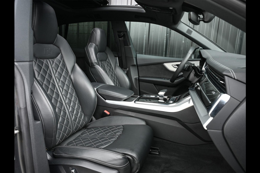 Audi Q8 60 TFSI e quattro Pro Line S Competition | Panoramadak | Luchtvering | B&O | Adaptive Cruise | Ambiance Interieur | 360 Camera | Memory Seats | Stuurverwarming |