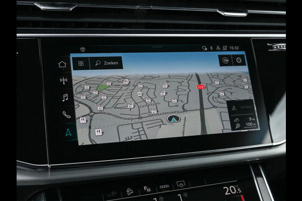 Audi Q8 60 TFSI e quattro Pro Line S Competition | Panoramadak | Luchtvering | B&O | Adaptive Cruise | Ambiance Interieur | 360 Camera | Memory Seats | Stuurverwarming |