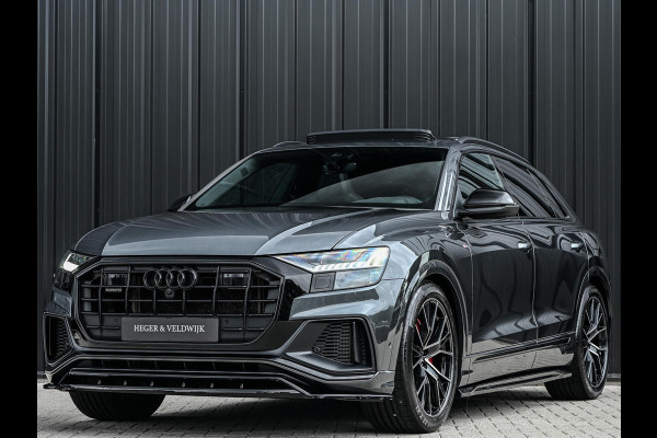 Audi Q8 60 TFSI e quattro Pro Line S Competition | Panoramadak | Luchtvering | B&O | Adaptive Cruise | Ambiance Interieur | 360 Camera | Memory Seats | Stuurverwarming |