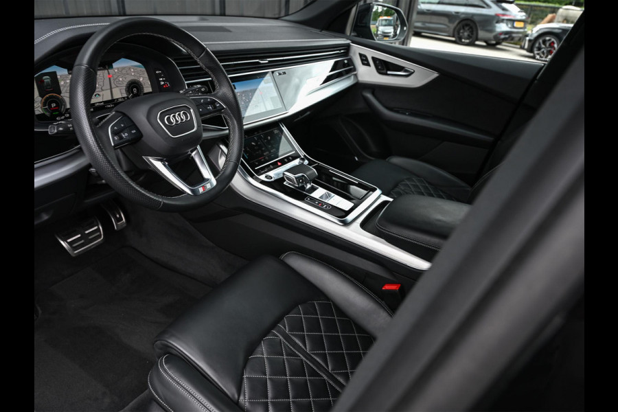 Audi Q8 60 TFSI e quattro Pro Line S Competition | Panoramadak | Luchtvering | B&O | Adaptive Cruise | Ambiance Interieur | 360 Camera | Memory Seats | Stuurverwarming |