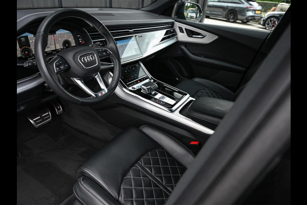 Audi Q8 60 TFSI e quattro Pro Line S Competition | Panoramadak | Luchtvering | B&O | Adaptive Cruise | Ambiance Interieur | 360 Camera | Memory Seats | Stuurverwarming |
