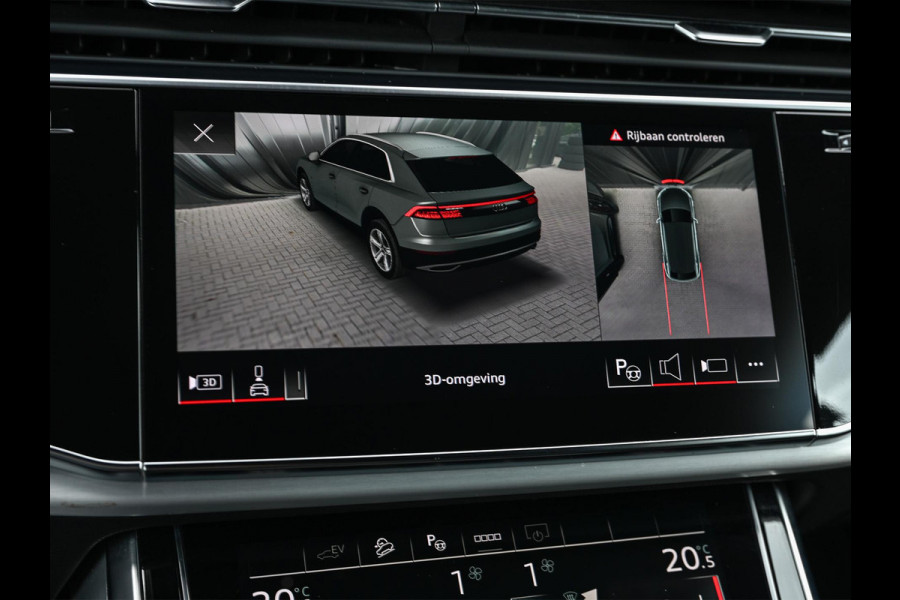 Audi Q8 60 TFSI e quattro Pro Line S Competition | Panoramadak | Luchtvering | B&O | Adaptive Cruise | Ambiance Interieur | 360 Camera | Memory Seats | Stuurverwarming |