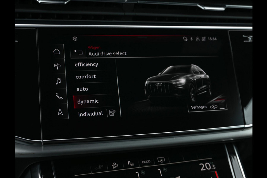 Audi Q8 60 TFSI e quattro Pro Line S Competition | Panoramadak | Luchtvering | B&O | Adaptive Cruise | Ambiance Interieur | 360 Camera | Memory Seats | Stuurverwarming |