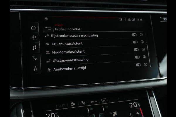 Audi Q8 60 TFSI e quattro Pro Line S Competition | Panoramadak | Luchtvering | B&O | Adaptive Cruise | Ambiance Interieur | 360 Camera | Memory Seats | Stuurverwarming |