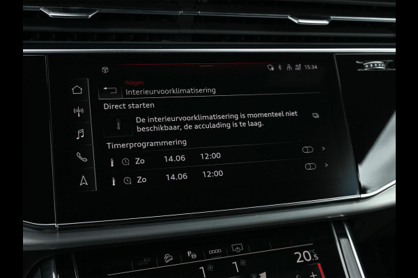 Audi Q8 60 TFSI e quattro Pro Line S Competition | Panoramadak | Luchtvering | B&O | Adaptive Cruise | Ambiance Interieur | 360 Camera | Memory Seats | Stuurverwarming |