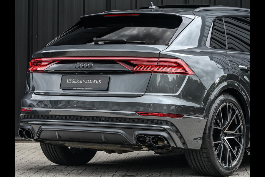 Audi Q8 60 TFSI e quattro Pro Line S Competition | Panoramadak | Luchtvering | B&O | Adaptive Cruise | Ambiance Interieur | 360 Camera | Memory Seats | Stuurverwarming |
