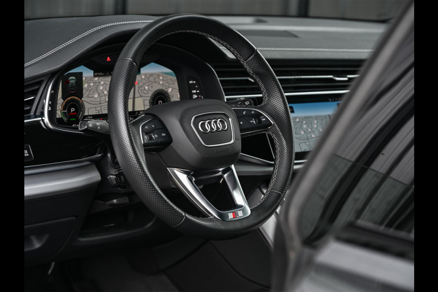 Audi Q8 60 TFSI e quattro Pro Line S Competition | Panoramadak | Luchtvering | B&O | Adaptive Cruise | Ambiance Interieur | 360 Camera | Memory Seats | Stuurverwarming |