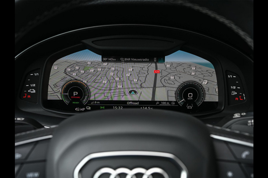 Audi Q8 60 TFSI e quattro Pro Line S Competition | Panoramadak | Luchtvering | B&O | Adaptive Cruise | Ambiance Interieur | 360 Camera | Memory Seats | Stuurverwarming |