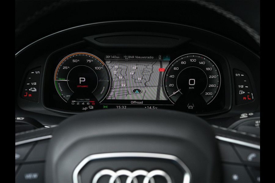Audi Q8 60 TFSI e quattro Pro Line S Competition | Panoramadak | Luchtvering | B&O | Adaptive Cruise | Ambiance Interieur | 360 Camera | Memory Seats | Stuurverwarming |