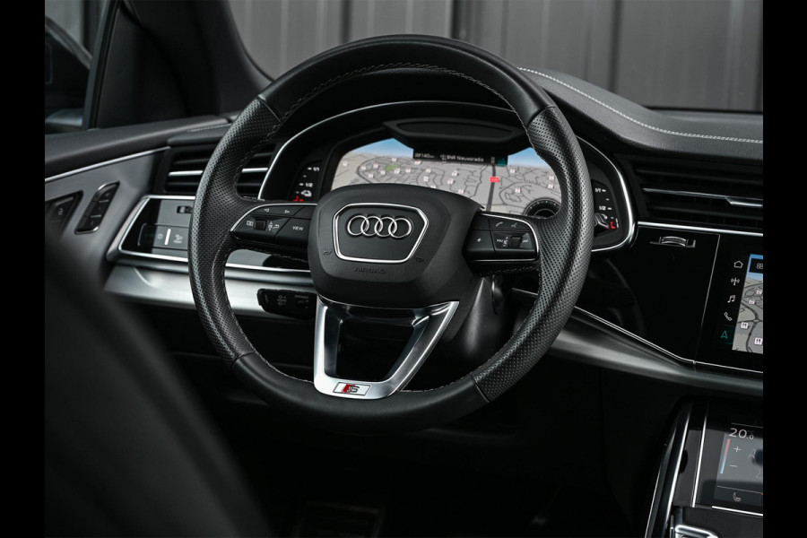 Audi Q8 60 TFSI e quattro Pro Line S Competition | Panoramadak | Luchtvering | B&O | Adaptive Cruise | Ambiance Interieur | 360 Camera | Memory Seats | Stuurverwarming |