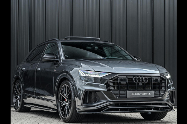 Audi Q8 60 TFSI e quattro Pro Line S Competition | Panoramadak | Luchtvering | B&O | Adaptive Cruise | Ambiance Interieur | 360 Camera | Memory Seats | Stuurverwarming |