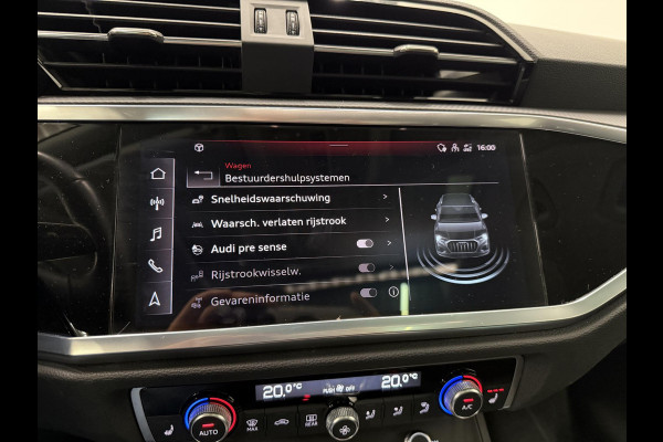 Audi Q3 35 TFSI Advanced Automaat Panoramadak Navigatie Apple Carplay/Android Auto 360 camera Parkeersensoren Cruise Control Alacantara Full Led Stoelverwarming Climate Control Lichtmetalen velgen