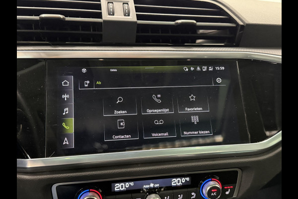 Audi Q3 35 TFSI Advanced Automaat Panoramadak Navigatie Apple Carplay/Android Auto 360 camera Parkeersensoren Cruise Control Alacantara Full Led Stoelverwarming Climate Control Lichtmetalen velgen
