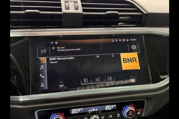 Audi Q3 35 TFSI Advanced Automaat Panoramadak Navigatie Apple Carplay/Android Auto 360 camera Parkeersensoren Cruise Control Alacantara Full Led Stoelverwarming Climate Control Lichtmetalen velgen