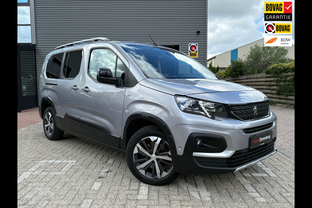 Peugeot Rifter Long GT-line 7-PERSOON,CAMERA,AUTOMAAT,TREKHAAK,APK,GARANTIE,131PK
