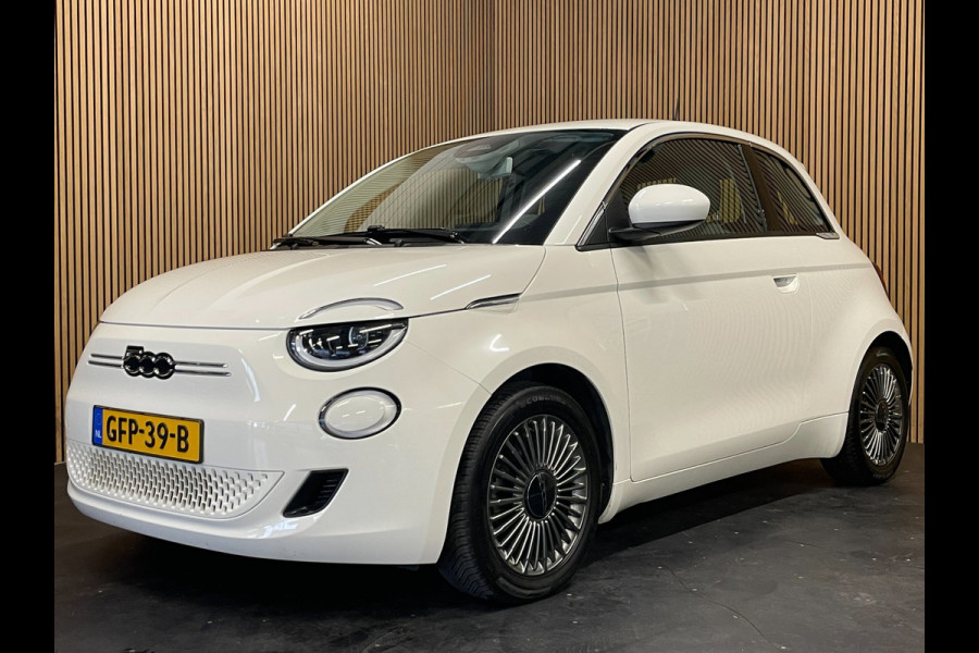 Fiat 500 Icon 42 kWh|321 WLTP|91% SOH|GROTE ACCU|CARPLAY|CAMERA|CLIMATE+CRUISE CONTROL|BLUETOOTH|STOELVERWARMING|NAVIGATIE|PDC-A|
