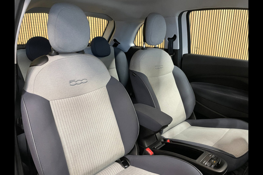 Fiat 500 Icon 42 kWh|321 WLTP|91% SOH|GROTE ACCU|CARPLAY|CAMERA|CLIMATE+CRUISE CONTROL|BLUETOOTH|STOELVERWARMING|NAVIGATIE|PDC-A|