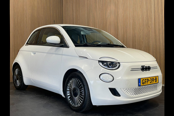 Fiat 500 Icon 42 kWh|321 WLTP|91% SOH|GROTE ACCU|CARPLAY|CAMERA|CLIMATE+CRUISE CONTROL|BLUETOOTH|STOELVERWARMING|NAVIGATIE|PDC-A|