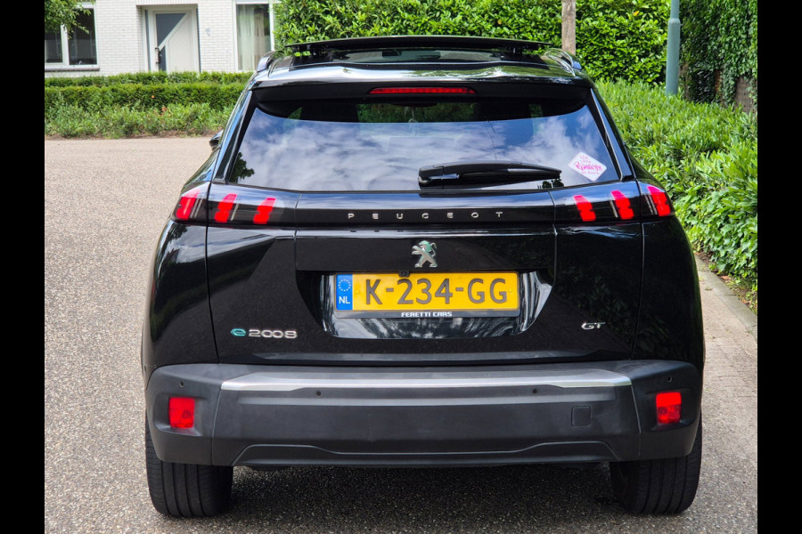 Peugeot E-2008 GT Ev 50 kWh 3 Fase Panorama 92% SoH Camera LED CarPlay EV GT 50 kWh