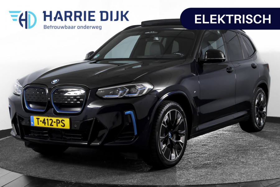 BMW iX3 High Executive M Sport 80 kWh | S/K-Panodak | Laser | Harman/Kardon | Dig. Cockpit | Adapt. Cruise | Stoelverw. | 360 camera | NAV+App. Connect | ECC | LM 20" |