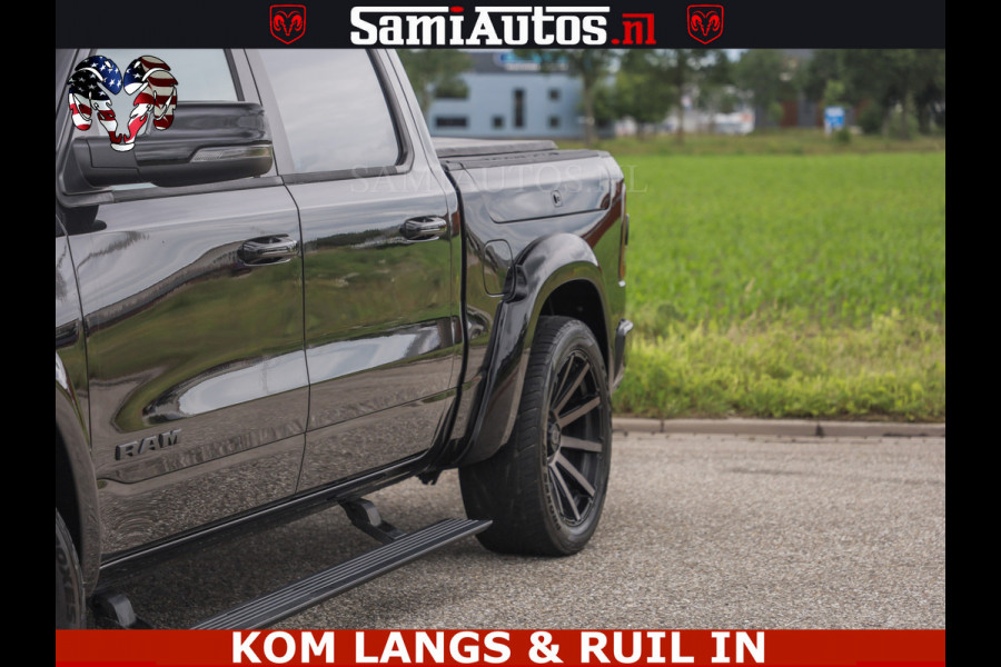 Dodge Ram LIMITED HULK | 5.7 V8 402PK " HEMI | HUD | LUCHTVERING | PANO | MWK KLEP | MEGA VOL | DC | 5 PERS | CREW CAB | DUBBELE CABINE | GRIJSKENETEKN | MEEST COMFORTABELE BEDRIJFSAUTO |