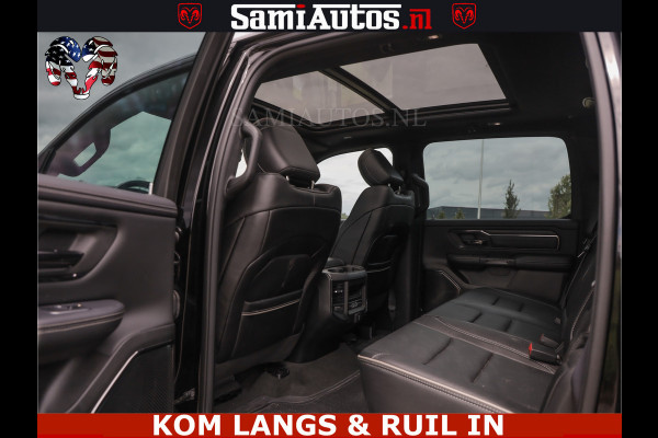 Dodge Ram LIMITED HULK | 5.7 V8 402PK " HEMI | HUD | LUCHTVERING | PANO | MWK KLEP | MEGA VOL | DC | 5 PERS | CREW CAB | DUBBELE CABINE | GRIJSKENETEKN | MEEST COMFORTABELE BEDRIJFSAUTO |