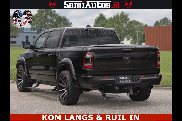 Dodge Ram LIMITED HULK | 5.7 V8 402PK " HEMI | HUD | LUCHTVERING | PANO | MWK KLEP | MEGA VOL | DC | 5 PERS | CREW CAB | DUBBELE CABINE | GRIJSKENETEKN | MEEST COMFORTABELE BEDRIJFSAUTO |