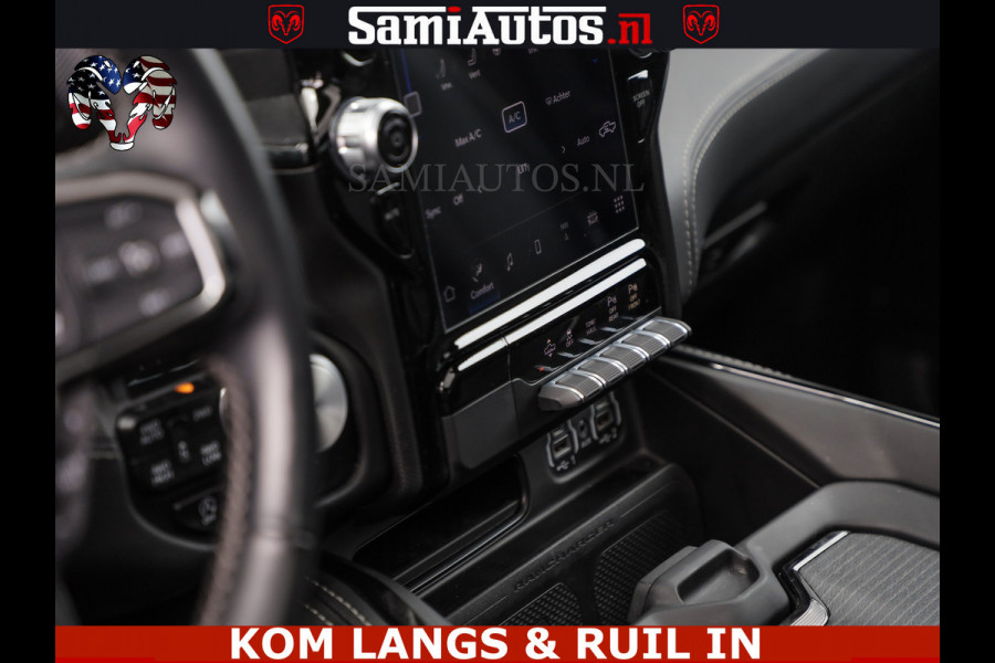 Dodge Ram LIMITED HULK | 5.7 V8 402PK " HEMI | HUD | LUCHTVERING | PANO | MWK KLEP | MEGA VOL | DC | 5 PERS | CREW CAB | DUBBELE CABINE | GRIJSKENETEKN | MEEST COMFORTABELE BEDRIJFSAUTO |