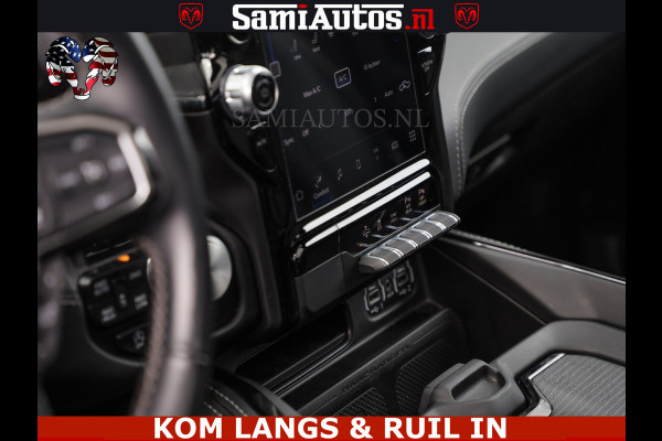 Dodge Ram LIMITED HULK | 5.7 V8 402PK " HEMI | HUD | LUCHTVERING | PANO | MWK KLEP | MEGA VOL | DC | 5 PERS | CREW CAB | DUBBELE CABINE | GRIJSKENETEKN | MEEST COMFORTABELE BEDRIJFSAUTO |