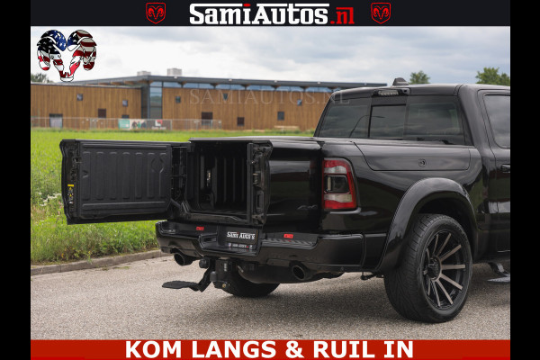 Dodge Ram LIMITED HULK | 5.7 V8 402PK " HEMI | HUD | LUCHTVERING | PANO | MWK KLEP | MEGA VOL | DC | 5 PERS | CREW CAB | DUBBELE CABINE | GRIJSKENETEKN | MEEST COMFORTABELE BEDRIJFSAUTO |