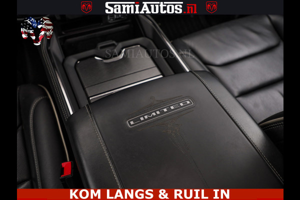 Dodge Ram LIMITED HULK | 5.7 V8 402PK " HEMI | HUD | LUCHTVERING | PANO | MWK KLEP | MEGA VOL | DC | 5 PERS | CREW CAB | DUBBELE CABINE | GRIJSKENETEKN | MEEST COMFORTABELE BEDRIJFSAUTO |
