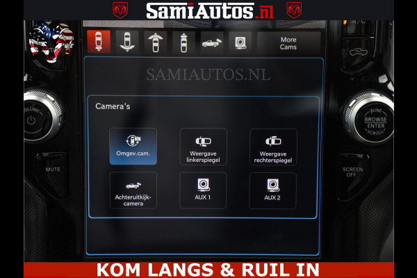 Dodge Ram LIMITED HULK | 5.7 V8 402PK " HEMI | HUD | LUCHTVERING | PANO | MWK KLEP | MEGA VOL | DC | 5 PERS | CREW CAB | DUBBELE CABINE | GRIJSKENETEKN | MEEST COMFORTABELE BEDRIJFSAUTO |